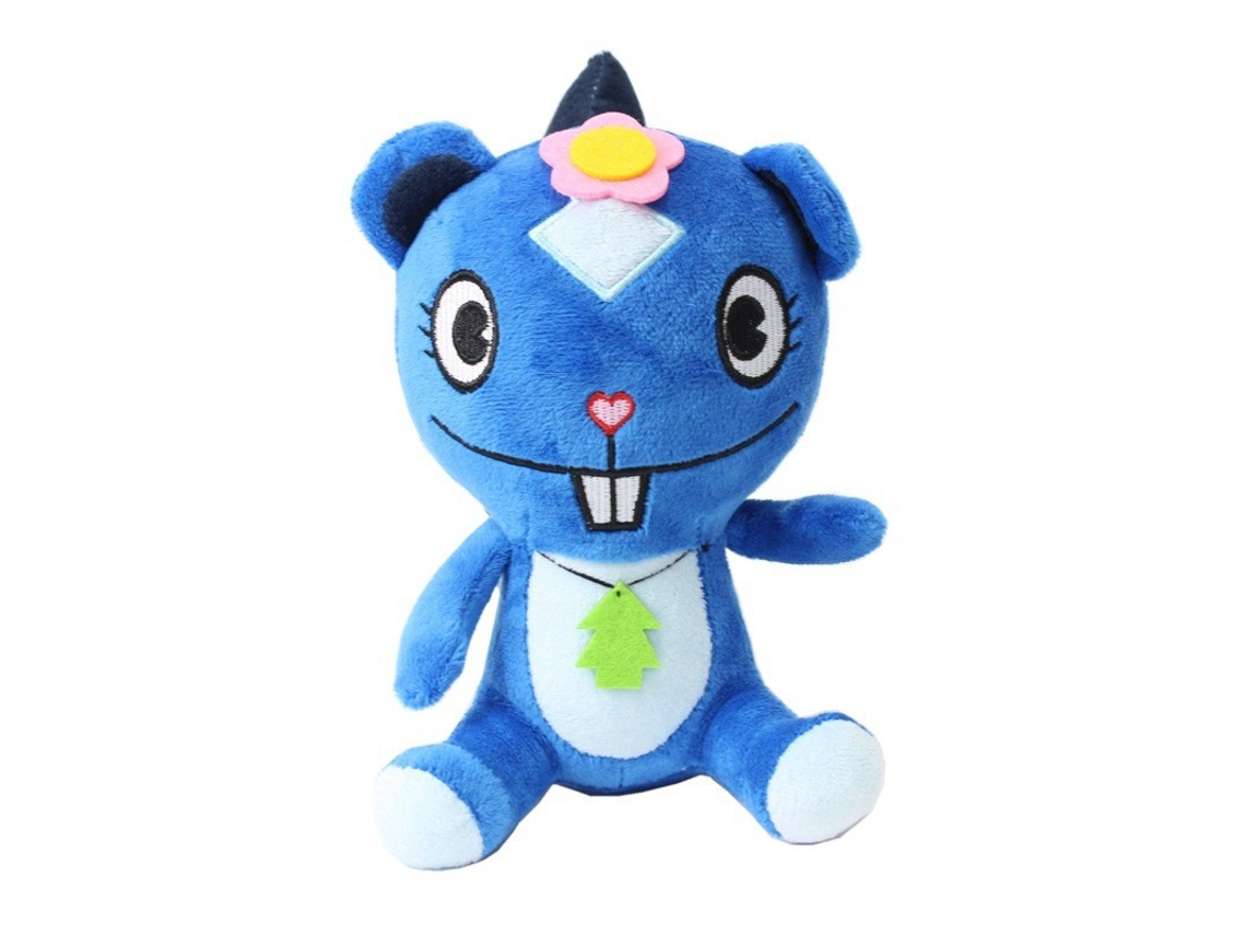 Brinquedo de Pelúcia Fofo Amigos Animais Esquilo Azul Maníaco por Limpeza GOKOCO