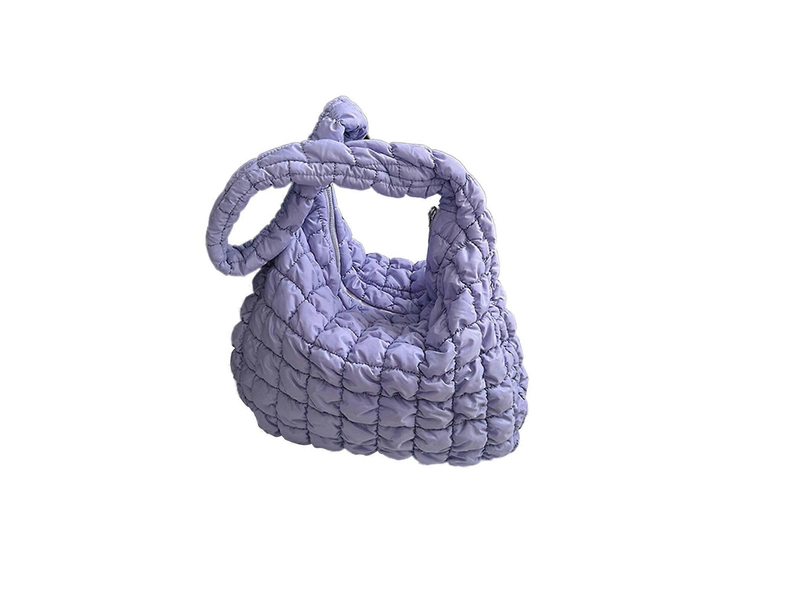 Bolsa Tote Acolchoada Feminina 2023, Puffer, Leve, Ombro AQUAFORGE