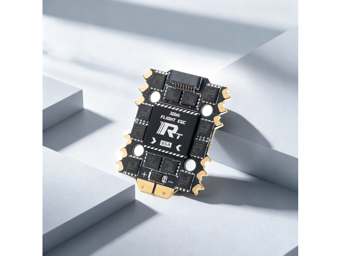 Esc 65a 2020mm Rate Mini 65a 32 Bits Esc 4 6s Alto Desempenho Leve para Drones de Corrida Fpv Rc de 2 3 Polegadas MDUG