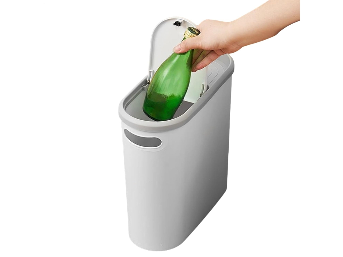 Lixeira De 10 Litros Com Tampa De Encaixe, Ideal Para Dormitórios, Quartos, Locais De Trabalho, Banh Vayotoy