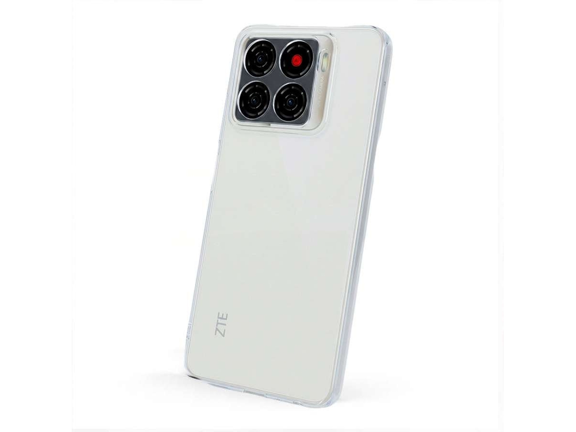 Capa Silicone Transparente para Zte A56 4g LA CASA DE LAS CARCASAS