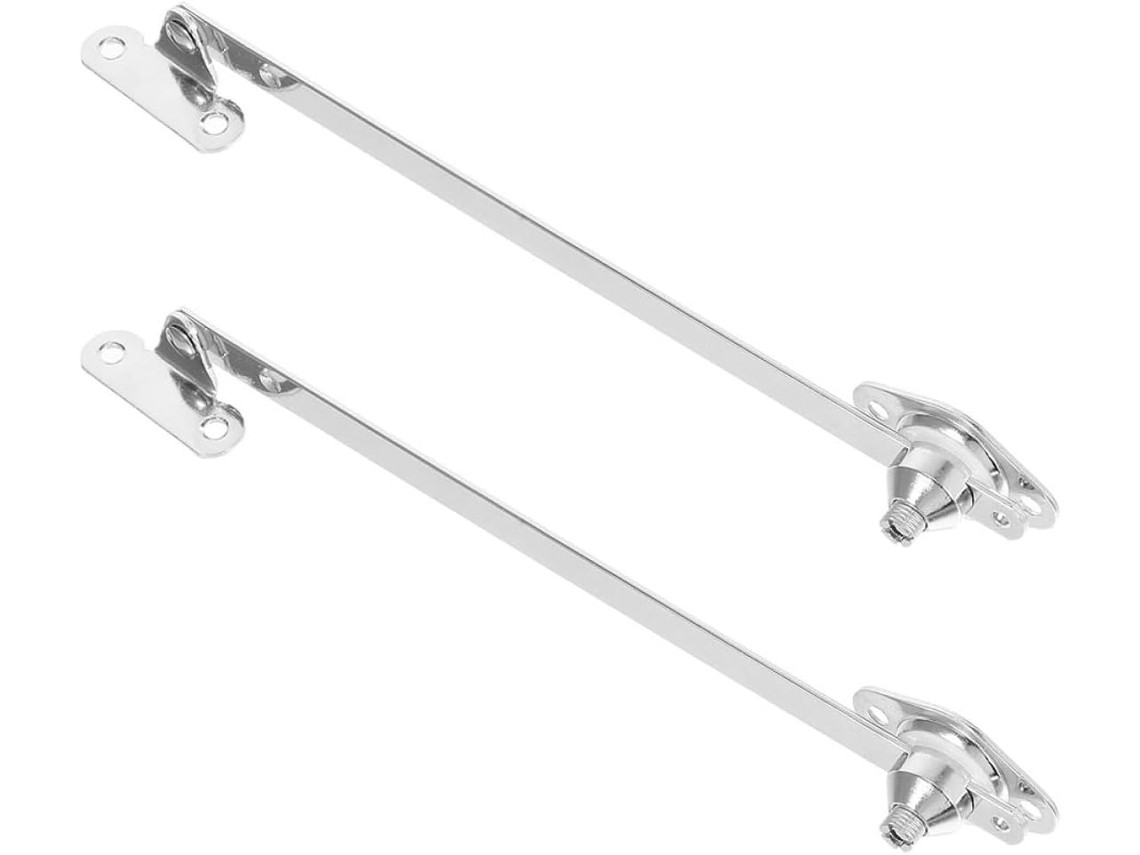 Artibetter 2 Peças Dobradiças De Suporte Para Tampa Armário 12 Polegadas Com Cabeça Liga Metálica, Dobradiças De Tampa