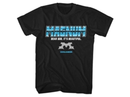 Rockinstone Zoolander Magnum Black T-shirt Size:l