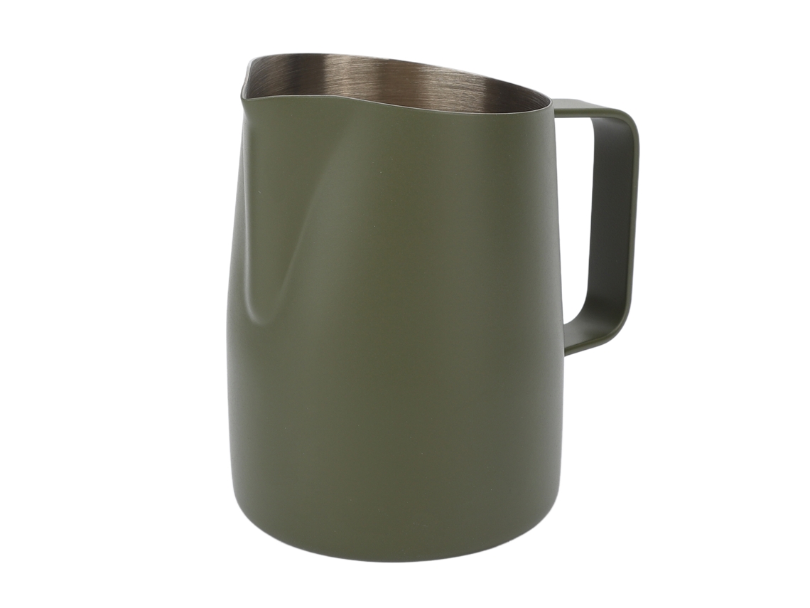 Cápsula De Espumar Leite Em Boca Inclinada De Aço Inoxidável Alimentar 450ml Para Café