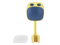Suporte Para Chuveiro 360° Ajustável Bracket, Punch-free, Azul Yellow, Para Kids Casa De Banho