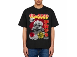 Rockinstone Killer Klowns Killer Badges Black Adult T-shirt Size:xxxl