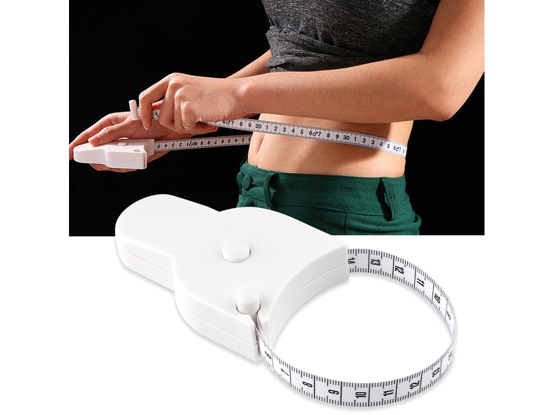 Fita Métrica Retrátil Automática De 1,5 M, Régua Flexível De Dupla Face Para Medição Corporal Em Centímetros E Polegadas, Uso Doméstico