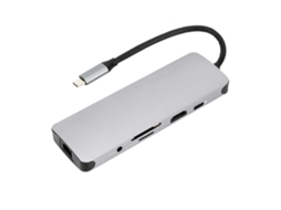 Docking Station Type-c 9 Em 1 Com Hdmi E Rj45.