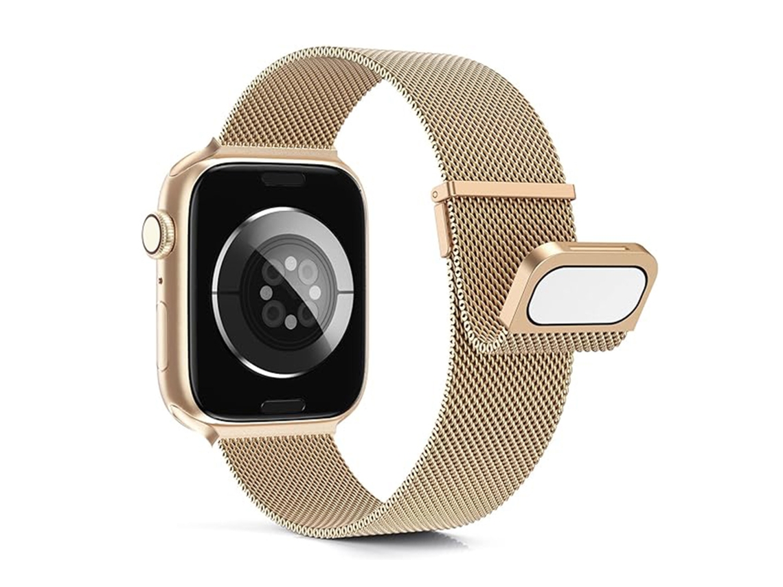 Pulseira De Substituição Panoona Para Apple Watch Séries 11/se3/10/9/8/7/6/5/4 (42/44/45/49mm) Rosa Ouro