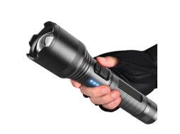 Lanterna Led Super Brilhante Com Zoom, Lâmpada Potente Para Acampamento Aquaforge
