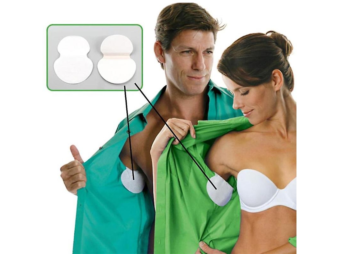 Duas Finas E Absorventes Protectores De Suor Para As Axilas.--conforme Ilustrado