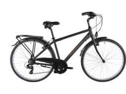 Bicicleta OTTE de Cidade Stellar 700 28' (Preto)