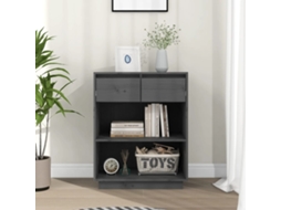 Mueble consola 60x34x75 cm Pino macizo gris
