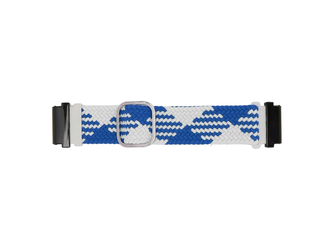 Pulseira de Nylon de Substituição para T Rex 2 Ultra Azul Branco