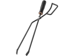 Pinça Para Carvão E Utensílios Sanitários Abaodam Uso Externo, Em Ferro Com Cabo De Madeira Confortável, Ideal Para