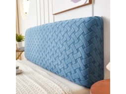 Capa Para Cabeceira Elástica,envolvimento Completo,lavável,tecido Macio (azul,150cm) Gertiz