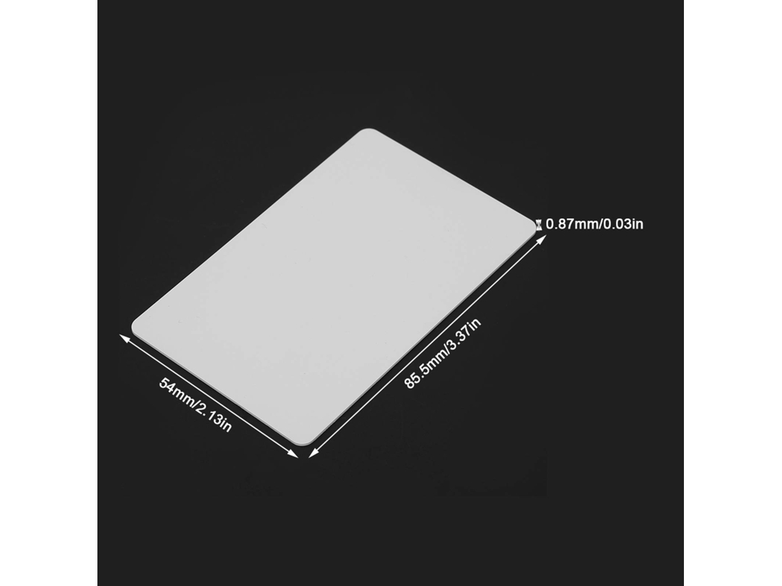 10 Peças De Cartão Inteligente Sem Contato Nfc S50 Ic 13.56mhz Rfid Legível E Gravável