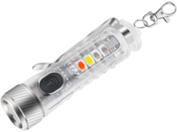 Mini Lanterna De Led Ajustável Para Chaveiro, Ideal Para Camping E Atividades Ao Ar Livre.