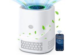 Purificador de Ar CZHHMART Wi-Fi, App, Filtro HEPA H13, 3 Velocidades, Modo Sono, Trava Crianças