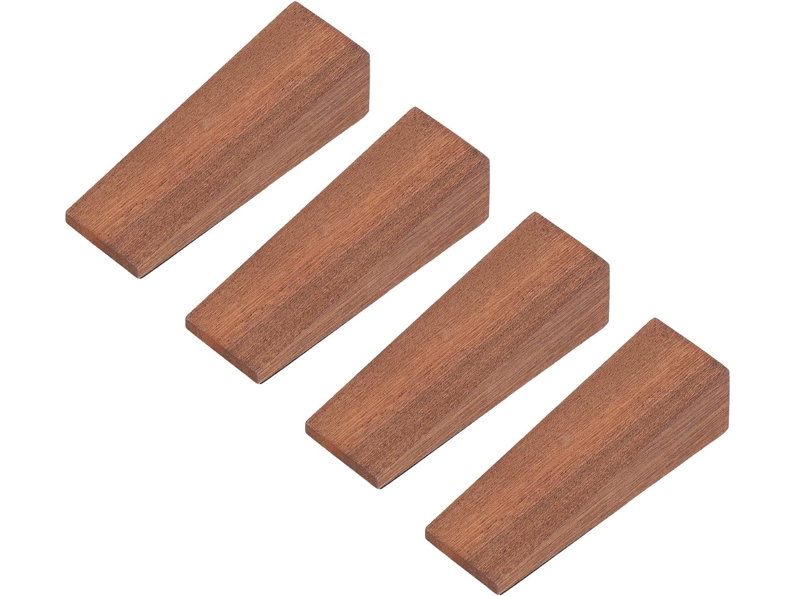Batente De Porta Madeira Zerodis, Design Antiderrapante, Para Sala De Estar, Banheiro E Escritório