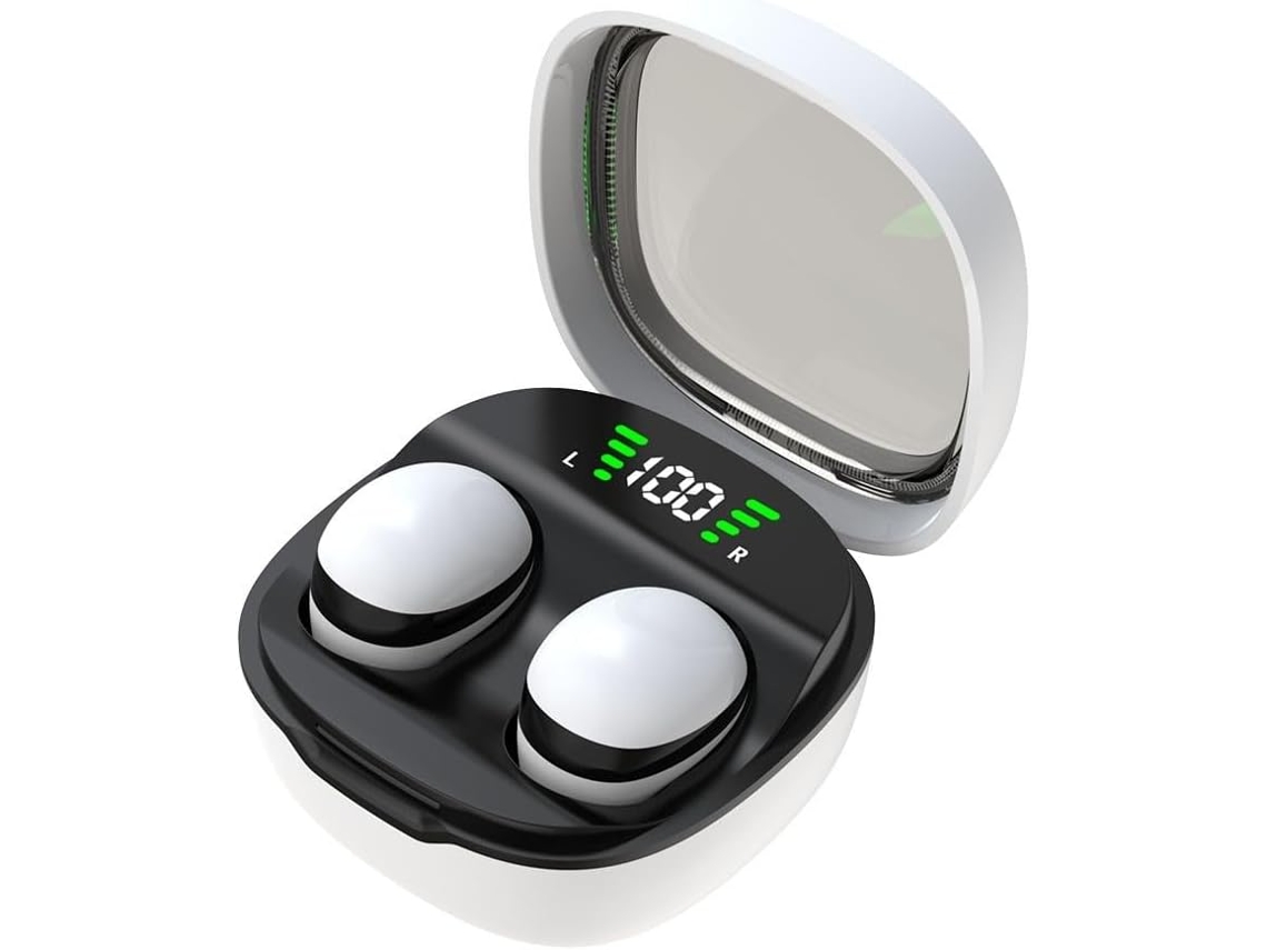 Fones De Ouvido Invisíveis Para Quem Dorme Lado: Sem Fio Bt5.4 Mini