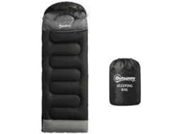 Saco de Dormir para Adultos, Leve e Compacto, Preto E TOWN COMMERCE GMBH