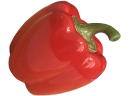 Pote De Cerâmica Hermético Em Formato Pimenta Vermelha Anneome Para Chá, Leve E Fácil De Limpar, Ideal Para