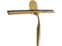 Raspador De Chuveiro Em Aço Inoxidável Dourado Para, Raspador De Chuveiro De Vidro Grande 9, 8', Silicone De, Chuveiro Com Suporte Sem Furos