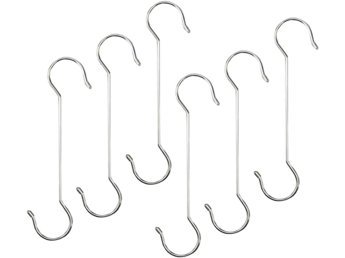 Conjunto De 6 Ganchos Em Formato De S Para Pendurar Plantas, Ganchos Extensíveis Duráveis.