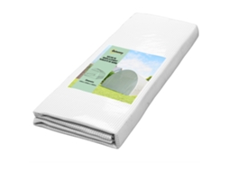 Bâche Of Rechange Greenhouse Tunnel 18 M². Bâche 6l X 3l X 2h M Foot Anti - Uv Waterproof 12 Windows + Doors Enroulable Zippée