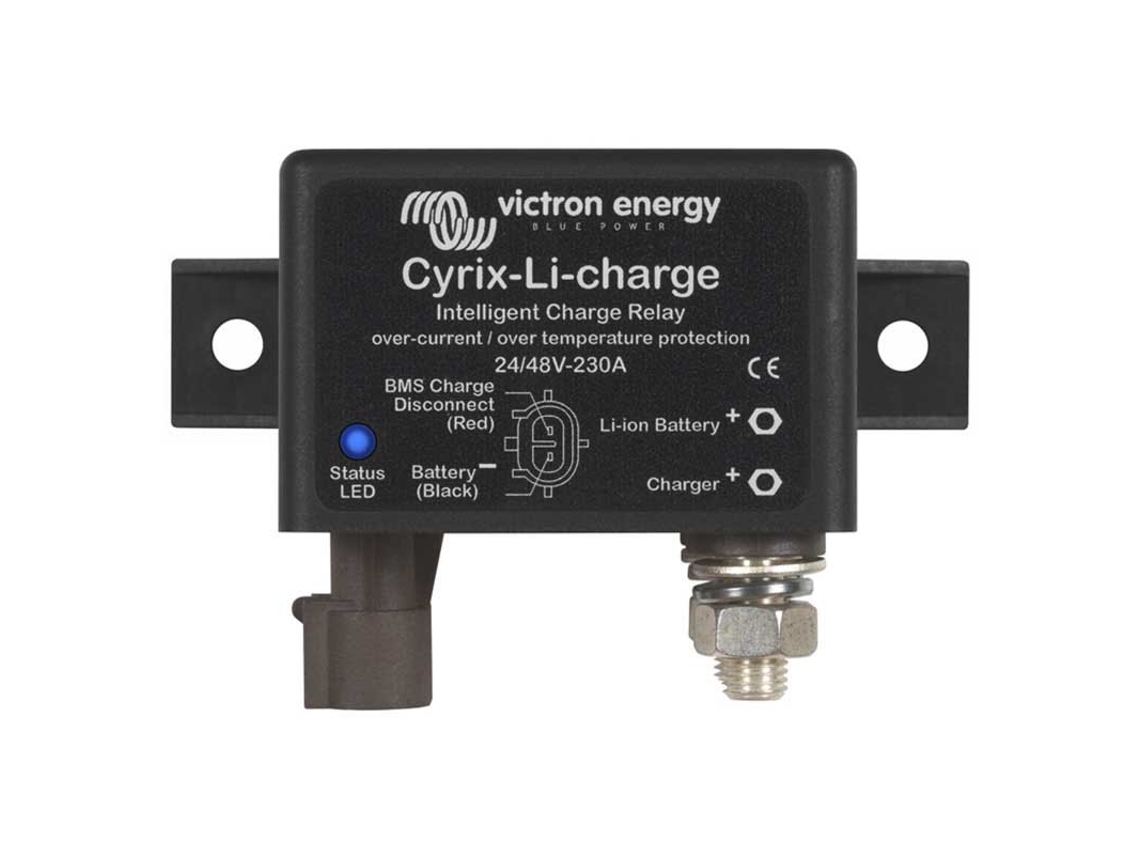 Retransmissão Cyrix-Li-Charge 24/48V-230A Transparentevictron Energy