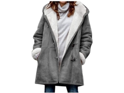 2026 abrigo de Invierno para Mujer Con Forro Grueso Y Capucha Chaqueta Casual Parka Talla Plus S 4xl