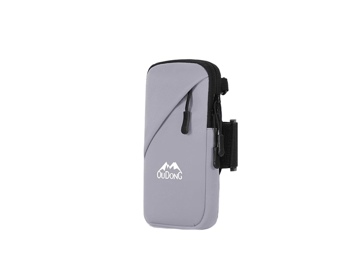 Braçadeira Esportiva Para Celular, Respirável E Leve, Para Corrida, Compatível Com Celulares De 7 Polegadas (cinza).