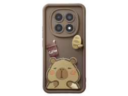 Capa Para Redmi Note 15 Com Motivos Capybara Em 3d E Borda Elevada