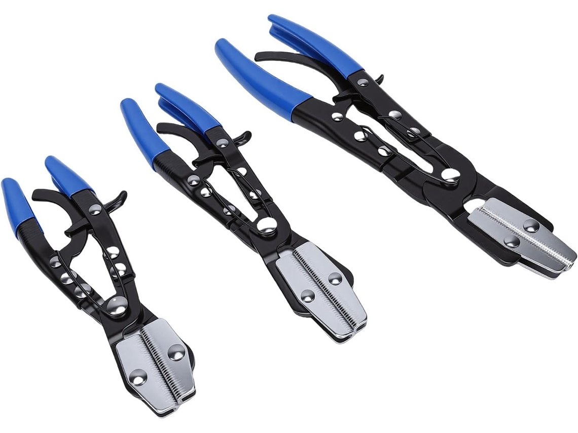 Conjunto De 3 Abraçadeiras De Catraca Para Tubos, 8 Polegadas, 10 Polegadas E 12 Polegadas.