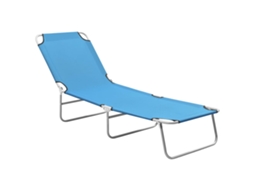 Sun Lounger, Sun Loungers Vidaxl Azul Tecido (n/a)