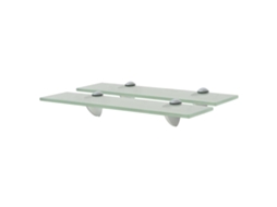 Vidaxl Prateleiras Flutuantes 2 Pcs Vidro 40x20 Cm 8 Mm