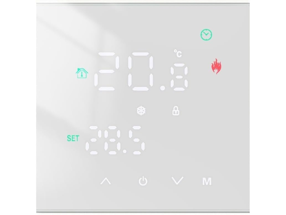 Termostato Programável 220-240 (3) Com Tela Sensível Ao Toque Lcd, Controlador De