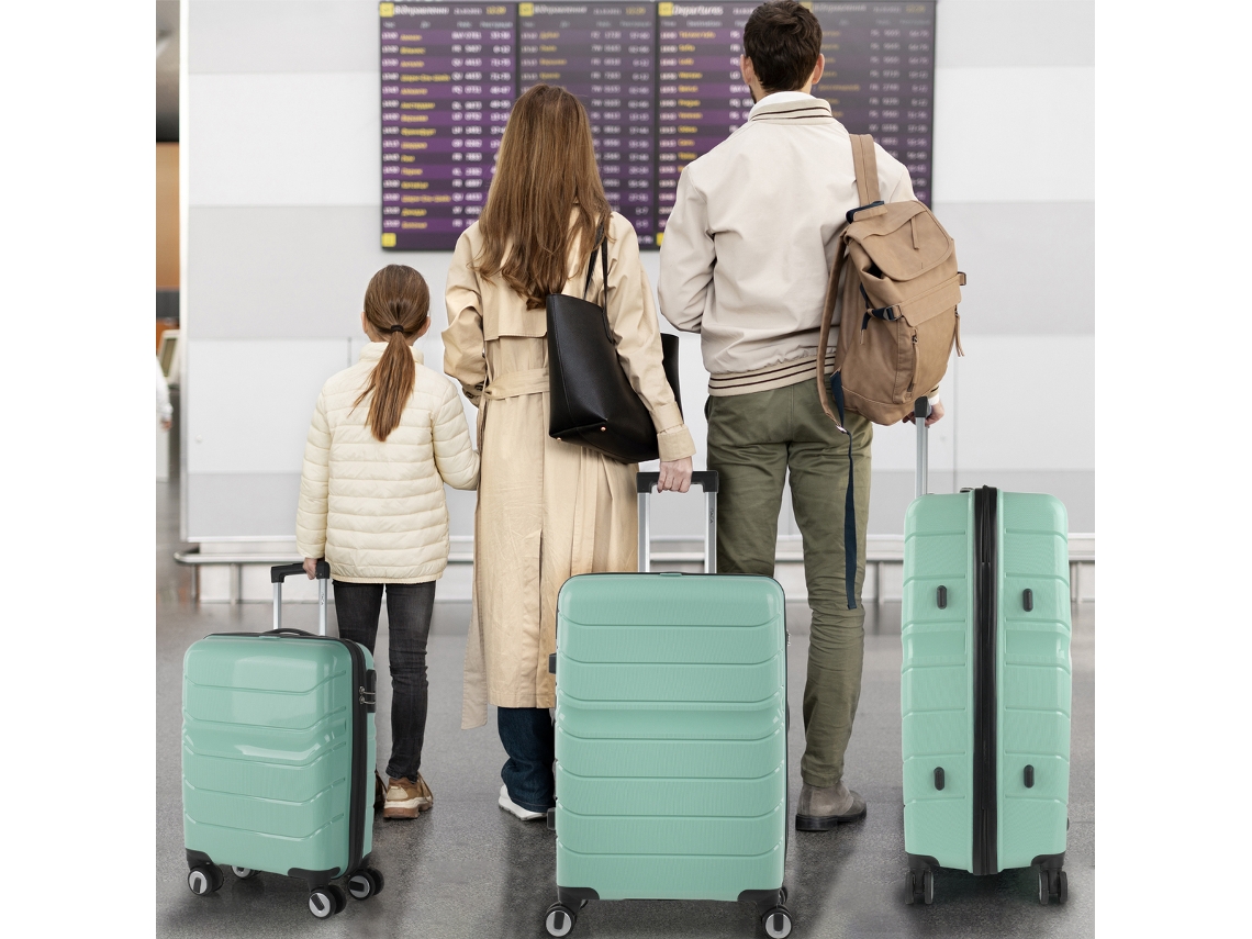 Conjunto de Malas Pp ITACA Bristol Verde Hard Suitcase Set 49X75X29 Cm 94L