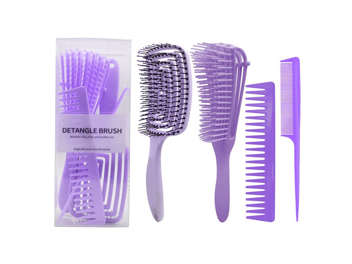 Conjunto De 4 Escovas De Cabelo Profissionais Para Modelagem E Styling