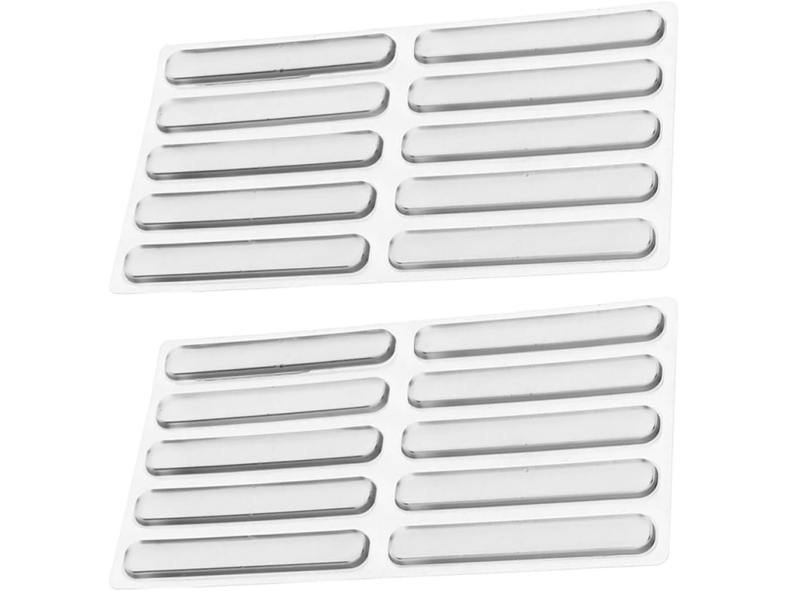 Fita De Proteção Silicone Transparente Mikikit Para Portas E Paredes, Antiderrapante, Fácil Instalação, 20 Peças Para