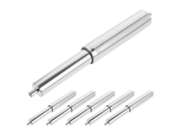 Suporte De Papel Higiênico De Reposição Com Mola, Eixo Retrátil Para Acessórios De Banheiro, Prata, Pacote Com 6 Unidades Aquaforge