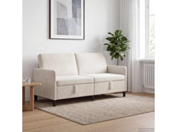 Vidaxl Sofa Com Armazenamento Creme 172 X 78 X 87 Cm Poliéster