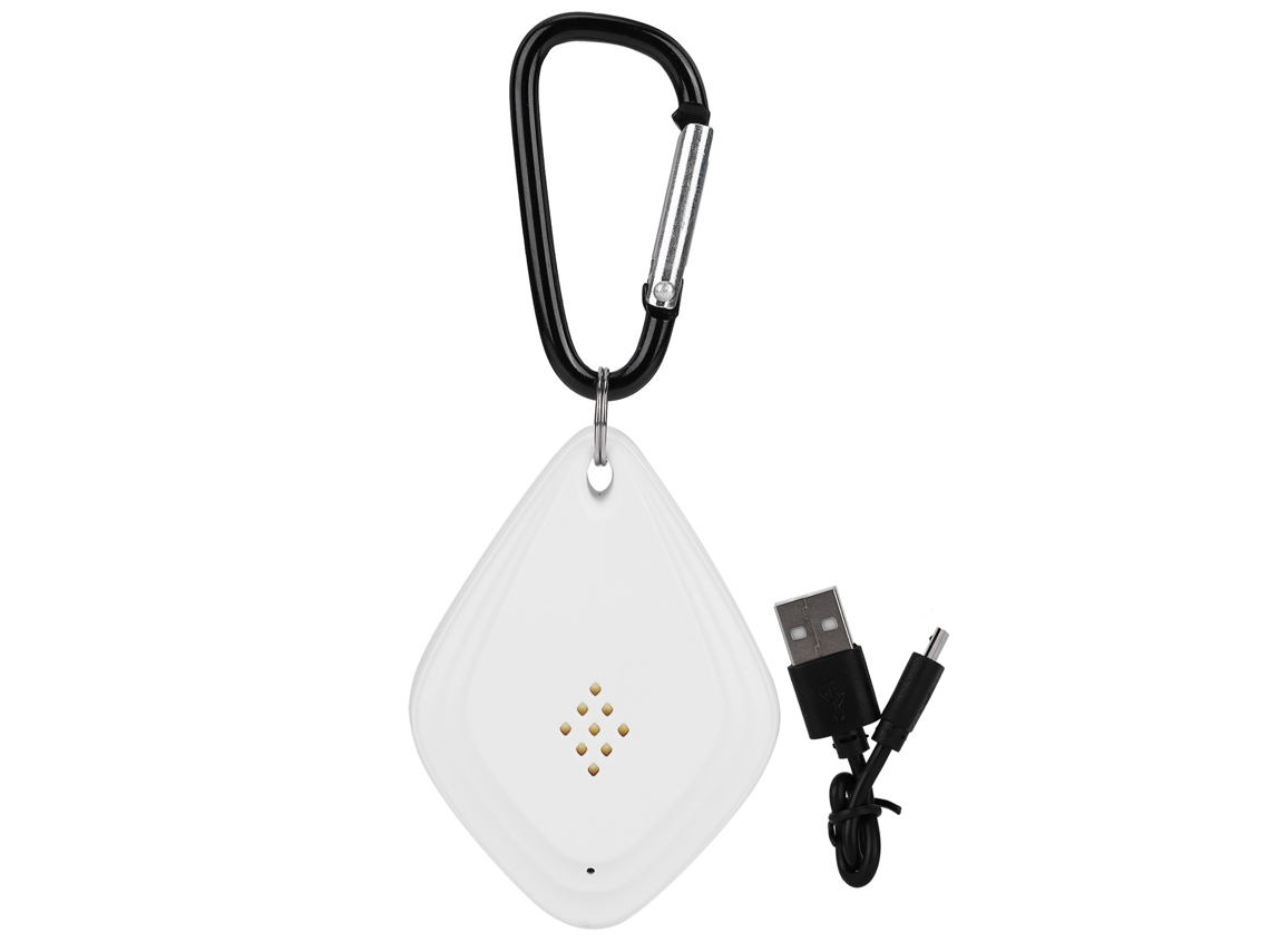 Repelente ultrassônico portátil para mosquitos, inseticida Usb com ganchos branco LAXISCREED