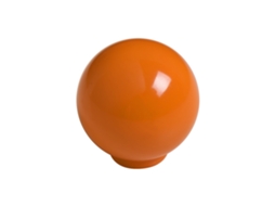 Pacote com 75 Puxadores de Bola Abs de 24 mm de Diâmetro Laranja Brilhante HARDWAREXCHANGE