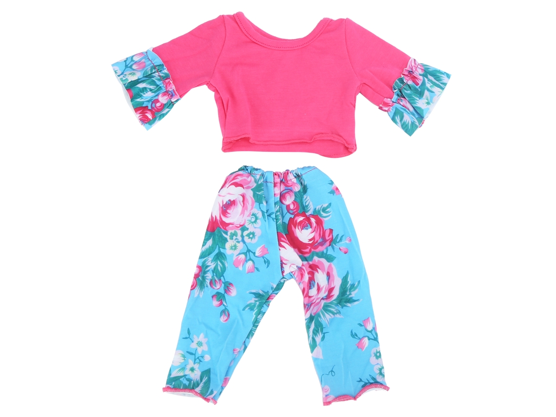 20du26 roupas para Boneca 18 Polegadas Blusa e Calcinha Estilo Elegante Acessório de Boneca