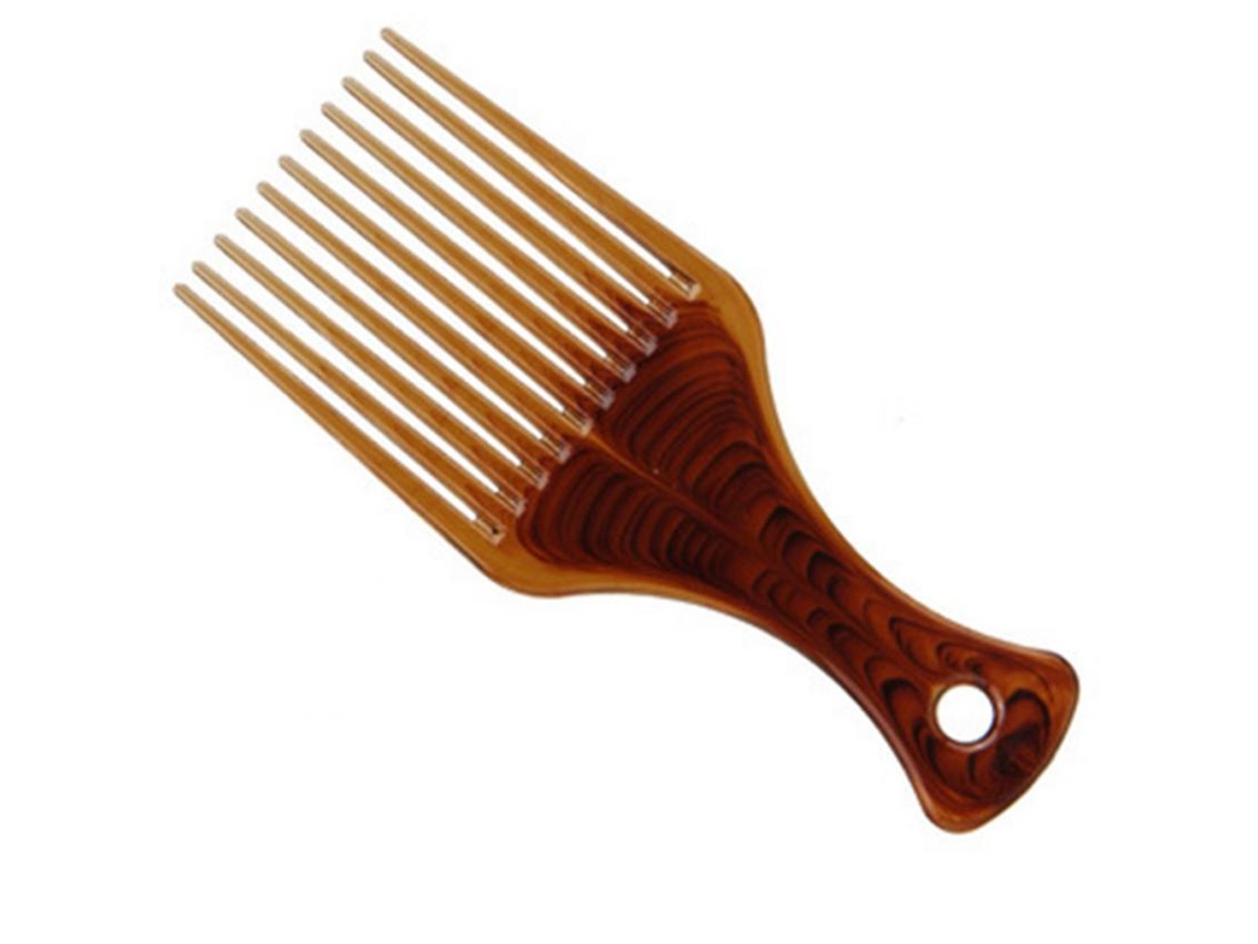 Peine De Dientes Anchos De Plástico Anti-enredos Para Cabelo Crespo Afro, Ferramenta De Cabeleireiro