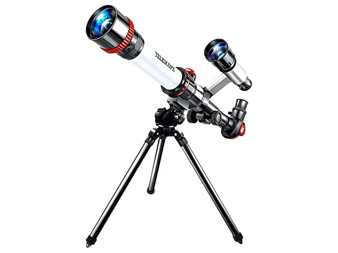 Telescópio Externo para Astronomia, Ideal para Entusiastas e Iniciantes, com Adaptador para Smartphone Captura de Imagens BRILVIBERA