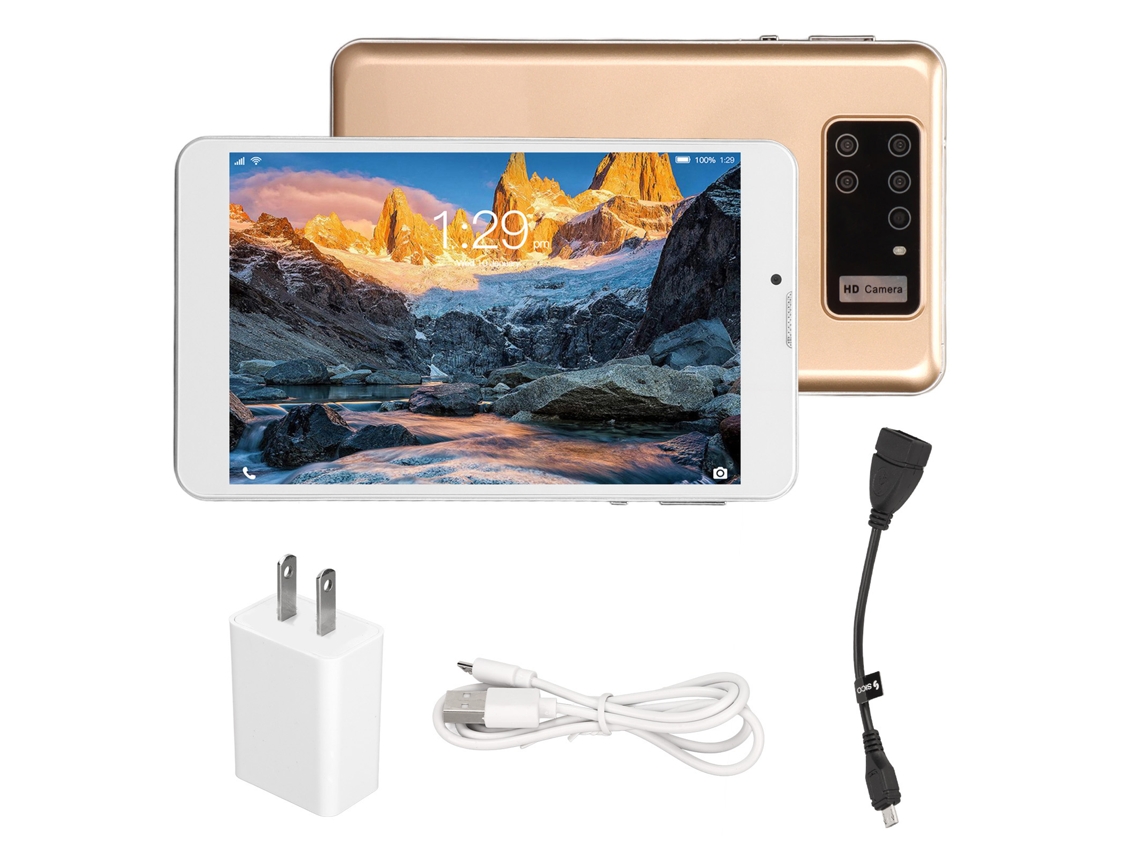 Tablet (wifi Com Função De Chamada) 7 Polegadas 4gb+32gb Memória Expandível Para 128gb Octa Core Android 10 6000ma