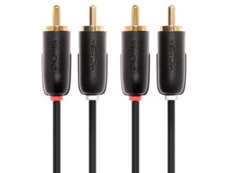 Cabo de Áudio TECHLINK WiresNX2, 2 x RCA - 2 x RCA, 3m